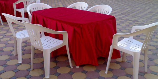 table and chairs rental